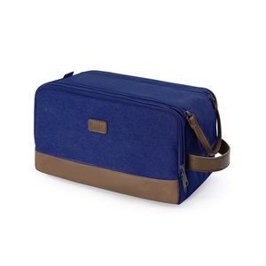 Toiletry Bag For Men Travel Toiletry Organizer Canvas And Leather Dopp Kit😝